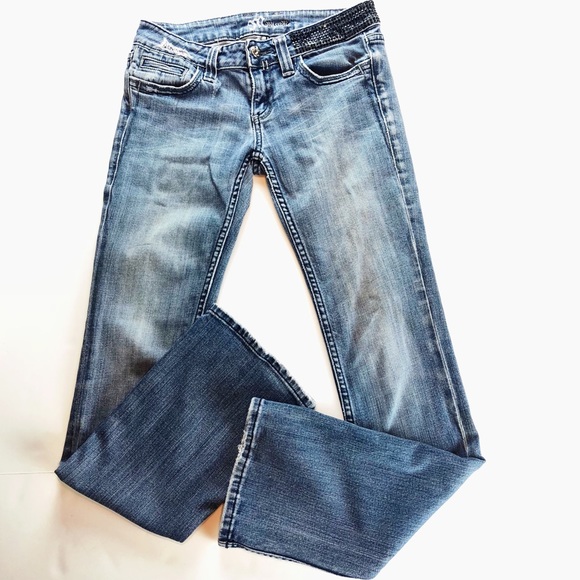 🔸Miss Me Embellished Medium Straight Cut Jeans - Picture 8 of 8